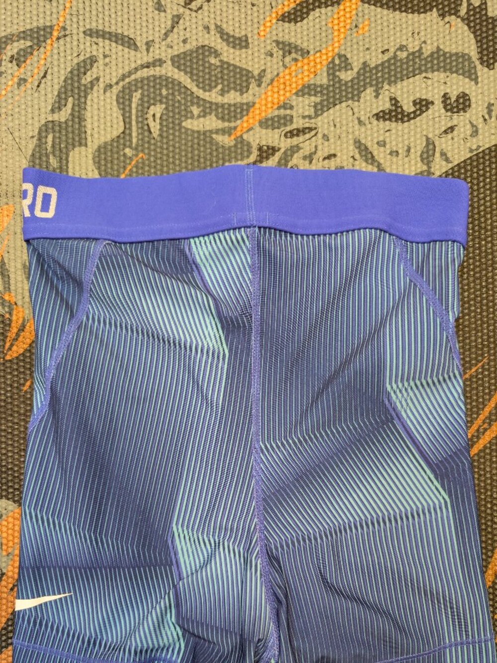 Nike Pro Dri-FIT Geometric Stripe Compression Shorts